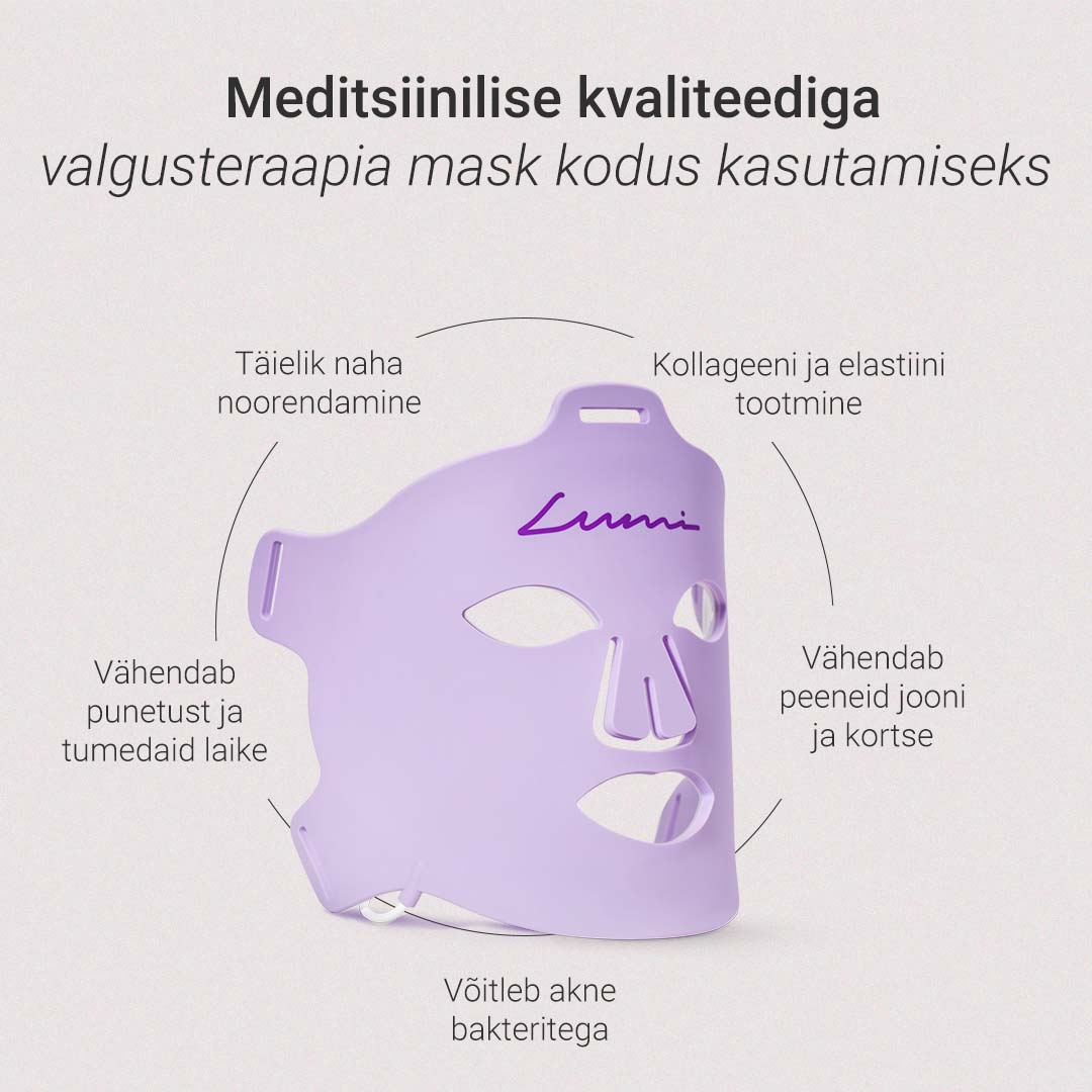 Lumi valgusteraapia mask