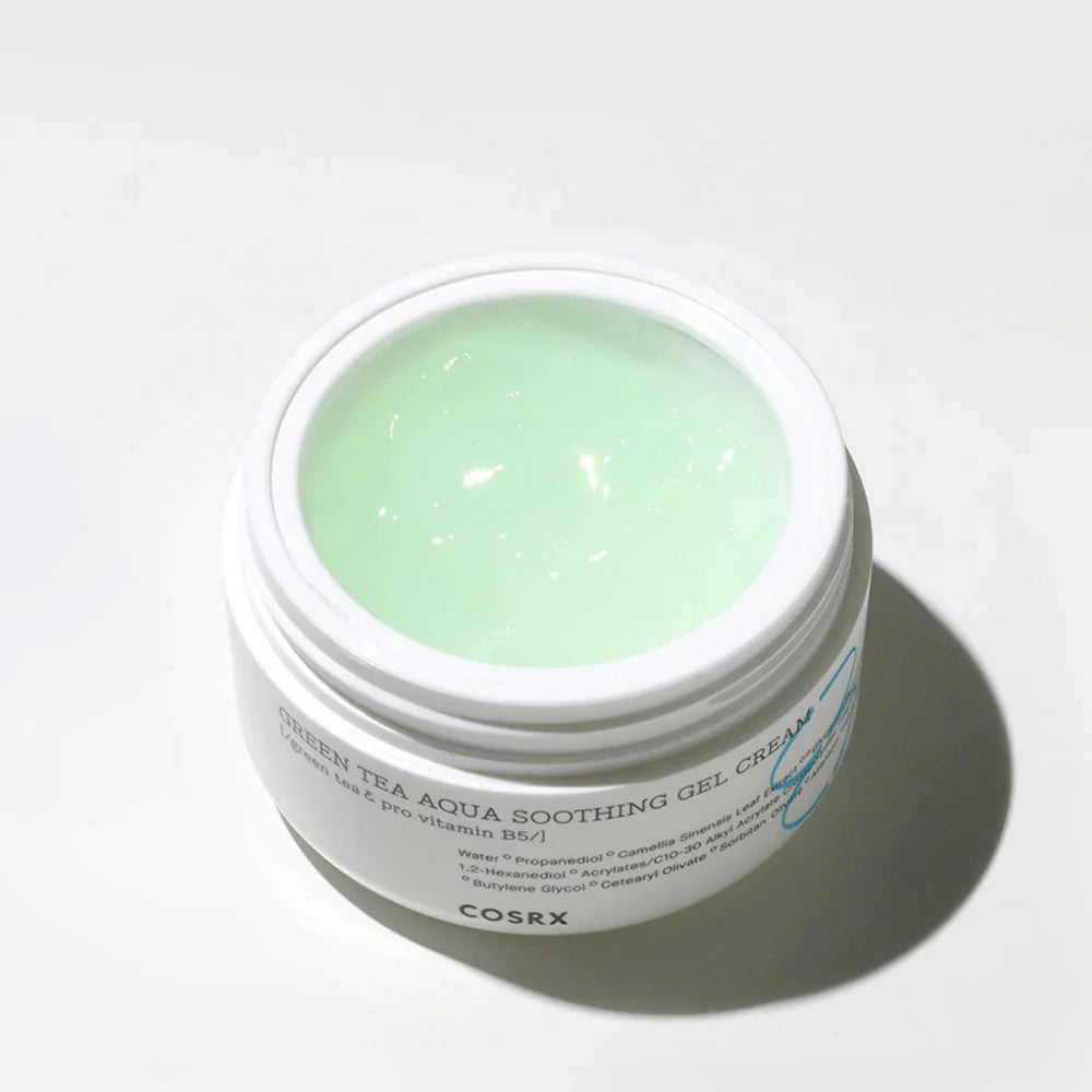 COSRX Hydrium Green Tea Aqua Soothing Gel Cream Rahustav näokreem