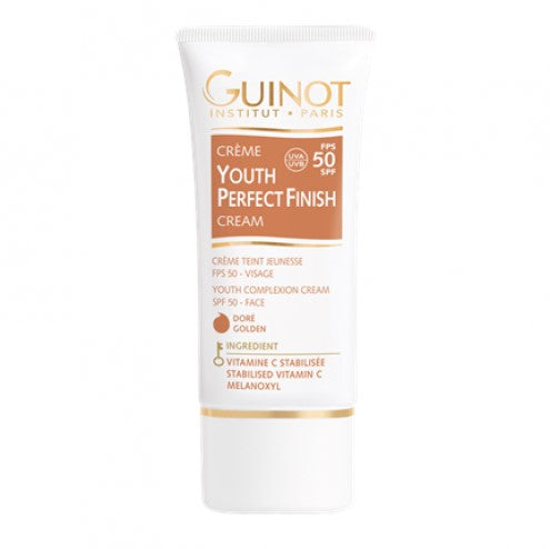 GUINOT Youth Perfect Finish Cream Golden Noorendav näokreem värviga SPF50, kuldse tooniga