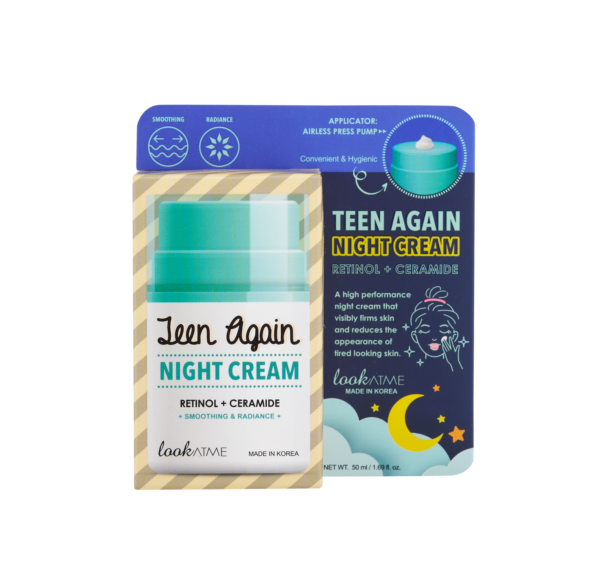 lookATME Teen Again Night Cream Öökreem näole