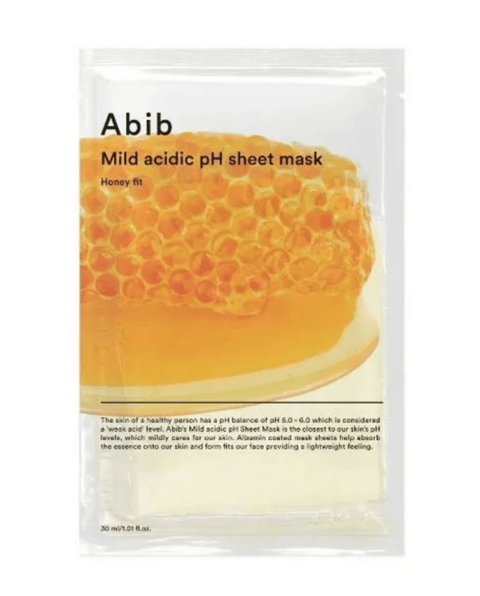 Abib Mild Acidic pH Sheet Mask Honey Fit Leheline näomask meega