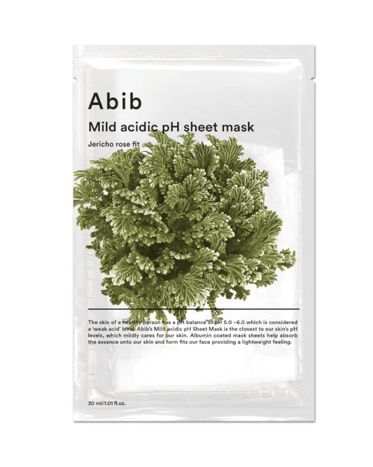 Abib Mild Acidic pH Sheet Mask Jericho Rose Fit Leheline näomask Jericho roosiga