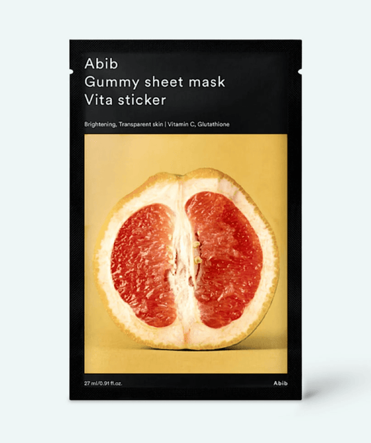 Abib Gummy Sheet Mask Vita Sticker Näomask leht vitamiin C-ga