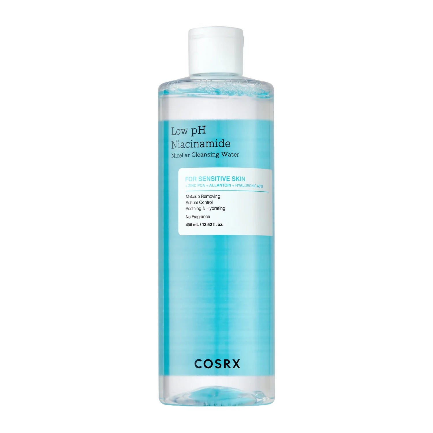 COSRX Low pH Niacinamide Cleansing Water Puhastav mitsellaarvesi