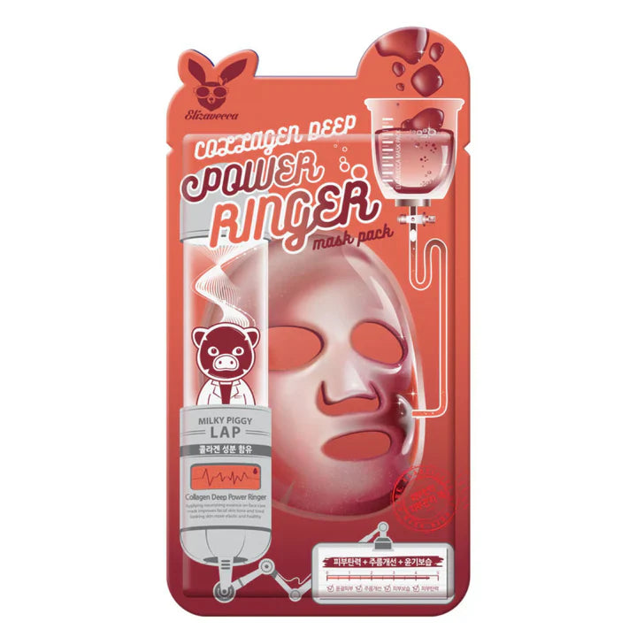 Elizavecca Collagen Deep Power Ringer Mask Pack Kollageeniga näomask