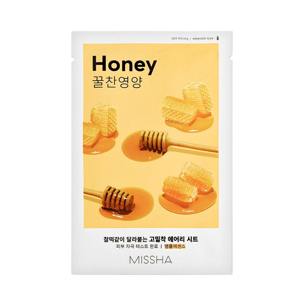 MISSHA Airy Fit Sheet Mask lehekujuline näomask pärlipuuder