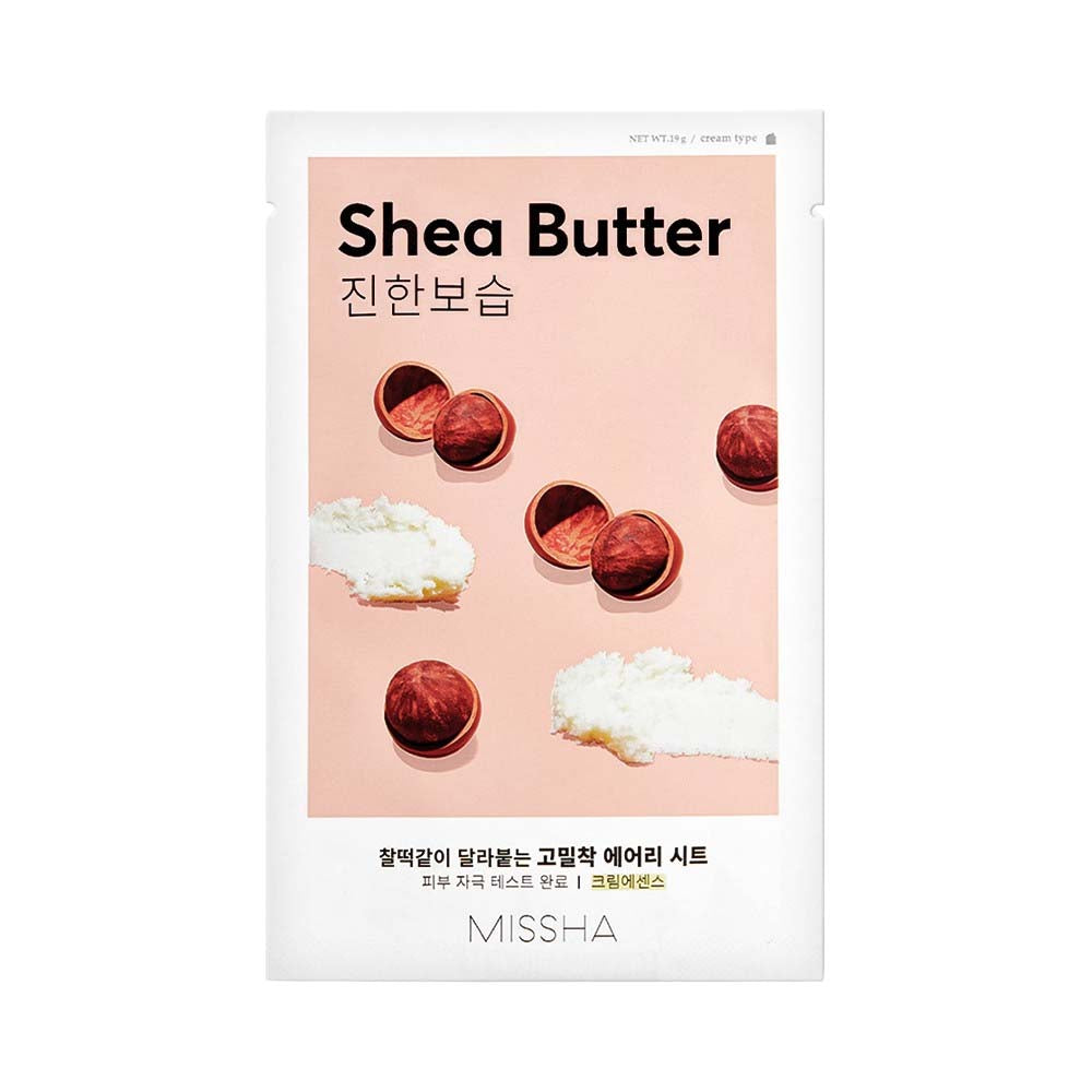 MISSHA Airy Fit Sheet Mask lehekujuline näomask pärlipuuder