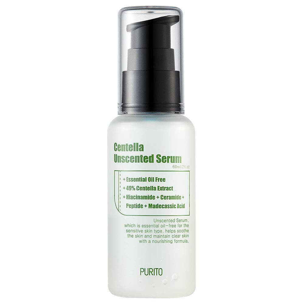 PURITO Centella Unscented Serum - veido serumas su centele - odoscentras.lt