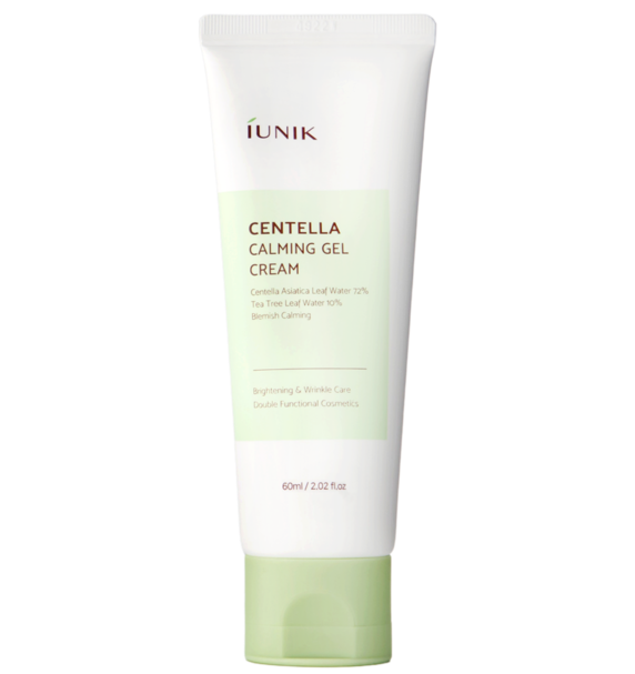 iUNIK Centella Calming Gel Cream - raminantis veido kremas su centele - odoscentras.lt