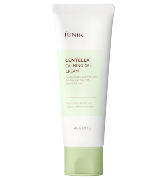 iUNIK Centella Calming Gel Cream - raminantis veido kremas su centele - odoscentras.lt