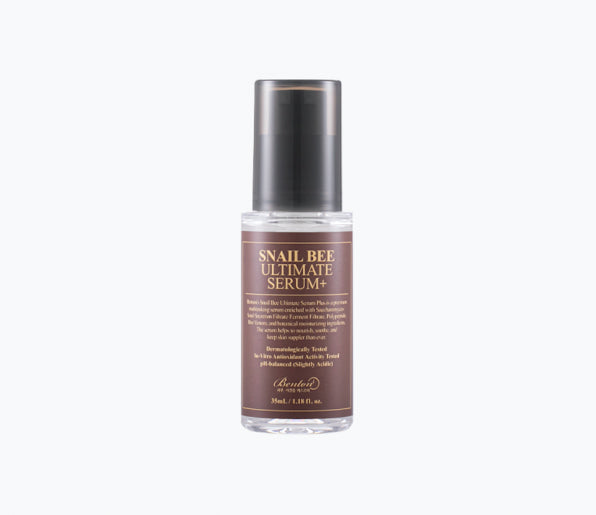 BENTON Snail Bee Ultimate Serum Plus - veido serumas su sraigių mucinu - odoscentras.lt