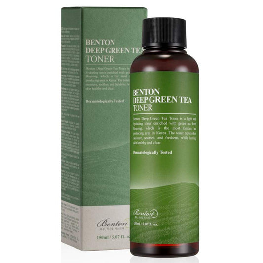 BENTON Deep Green Tea Toner - veido tonikas su žaliąja arbata - odoscentras.lt