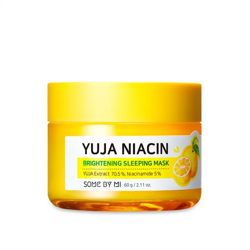 SOME BY MI Yuja Niacin Brightening Sleeping Mask - šviesinamoji naktinė kaukė - odoscentras.lt