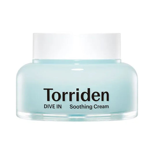 Torriden DIVE-IN Low Molecular Hyaluronic Acid Soothing Cream - raminantis veido kremas - odoscentras.lt